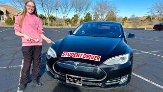 Drivers Ed in a TESLA [upl. by Ttenaj]