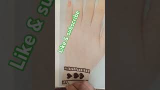 Trending simple mehndi designs  Sony name se tattoo mehandi design short video viral songs karwa [upl. by Lem443]