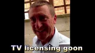 BBC TV licensing goon fails to follow TVL procedures Go cancel yr licence today [upl. by Kernan519]