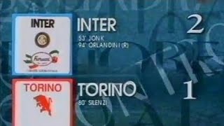 InterTorino 21 199495  90° minuto JonkSilenziOrlandini [upl. by Mar469]