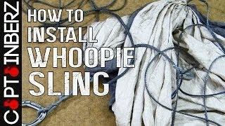 Whoopie Sling Installation on Hammock [upl. by Amein291]