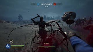 Chivalry 2 Offline Practice Gameplay PS4 LPOS [upl. by Grobe]