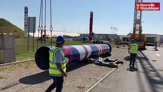 VIDEO Les Colonnes de Rougemont installées au Centre national de tir sportif à Déols [upl. by Leonelle]