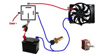 Como INSTALAR electroventilador🚗  CONEXION MAPA  GUIA de COMO CONECTAR un electro [upl. by Auqinet359]