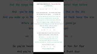 This Is The Life Guitar Chords  Amy Macdonald [upl. by Schwing946]