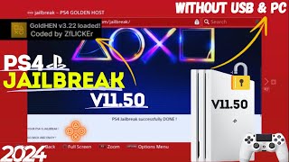 PS4 Jailbreak V1150 latest goldenhen without USB amp PC [upl. by Terhune311]