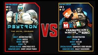 Real Steel WRB Final UW II Psytron VS Metro Champion NEW Robot updating [upl. by Nonnerb376]