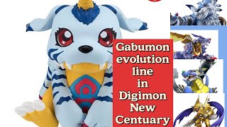 Gabumon evolution line in game digimon new centuary [upl. by Jazmin]