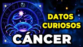 🎁DATOS CURIOSOS del signo de zodiacal de CÁNCER♋ SIGNO DEL ZODIACO CANCER [upl. by Yesnel]