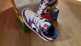 Nike SB Dunk Low Parra Unboxing ASMR [upl. by Mufi]