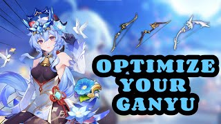 Optimize your Ganyu  Use these tips to get the most of Ganyus POTENTIAL [upl. by Dorothy]