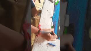 Making drawing on sand paper art sandpaper [upl. by Otipaga335]