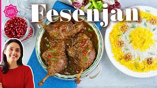 Ein persisches Essen das du probieren musst  Fesenjan Persisch Kochen [upl. by Estell513]