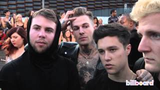 The Neighbourhood on the MTV VMAs Red Carpet 2013 [upl. by Zilvia737]