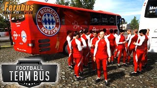 FERNBUS DLC Football Team Bus  Fernbus Coach Simulator  Simul8 Gaming with Wheel Cam [upl. by Darnok]