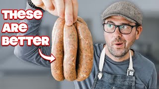 My Familys HOMEMADE Italian Sausage Recipe [upl. by Ahsinawt211]