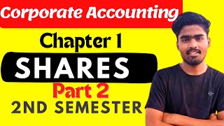 Corporate Accounting Chapter 1 part 2  Security premium reserve Entry  BCOM BBA  Aman Tiwari [upl. by Euqinu]