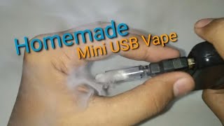 DIY mini USB Vape no battery needed [upl. by Nhoj]