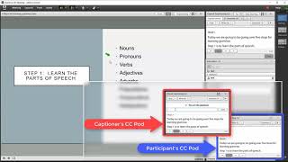 Closed Captioning in Adobe Connect Meeting [upl. by Nichy]