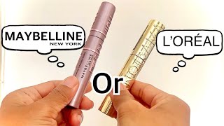 Best Mascara 2024 Review Maybelline Sky High Vs LOreal Panorama [upl. by Inait]