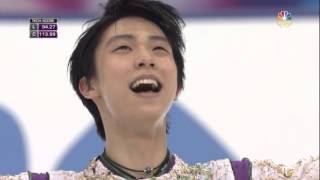 Yuzuru HANYU  NHK Trophy 2015  LP NBC [upl. by Enirak]