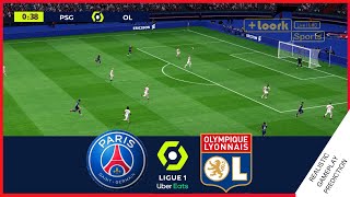 PSG vs LYON Full Match LIGUE 1 Sep19 2021  Realistic Simulation [upl. by Behre]