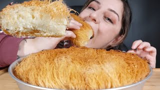 Galaktoboureko Kataifi  ASMR  Böreği  Syrupy  Mukbang [upl. by Tugman]