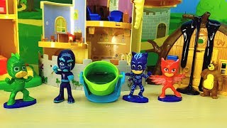 I PJ MASKS SUPER PIGIAMINI CATTURANO IL NINJA DELLA NOTTE  Masha e Orso  Holly  Dotti  Novità [upl. by Donalt521]