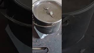 Esbit folding stove using alcohol burner [upl. by Enawtna]