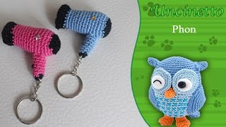 Uncinetto amigurumi portachiavi Phon  Keychain phon [upl. by Attwood]