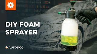 How to Make a DIY Foam Sprayer  AUTODOC tips [upl. by Nomelc]