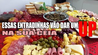 ENTRADAS PARA SUA CEIA DE NATAL  RECEITAS DA ROSA [upl. by Airdnaz]