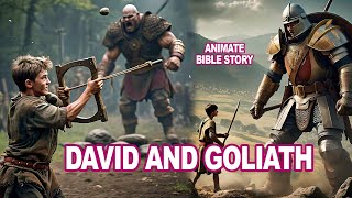 DAVID AND GOLIATH  ANIMATE BIBLE STORY [upl. by Gertie359]