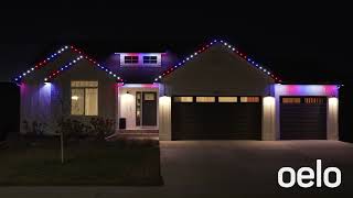 Add Extra Fourth of July Sparkle to Your Home with OELO Permanent Lights [upl. by Lajet]