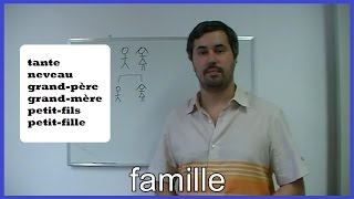 Família em Francês  vocabulário da família  como descrever  Famille [upl. by Earized]