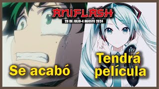 BOKU NO HERO ACADEMIA LLEGA A SU FIN  HATSUNE MIKU TENDRÁ PELÍCULA  Aniflash [upl. by Jesse]