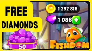 5 Ways How To Get FREE Diamonds in Fishdom [upl. by Eillac910]