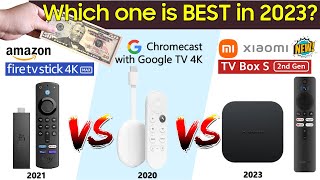 Google Chromecast 4K Xiaomi TV Box S 2nd Gen amp Fire TV Stick 4K Max Comparison [upl. by Nirel]