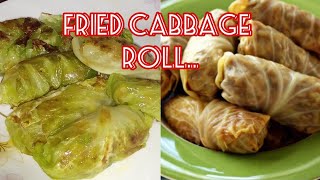 Fried Cabbage rollsFoodienaaz123 [upl. by Ahseat]