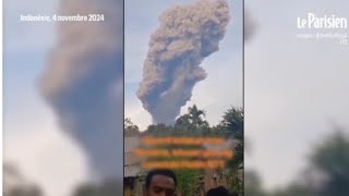 Une éruption volcanique dans l’est de l’Indonésie fait au moins six morts [upl. by Acirederf]