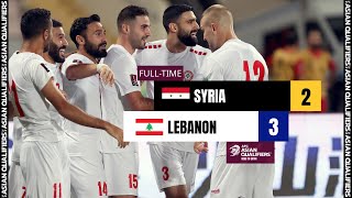 AsianQualifiers  Group A  Syria 2  3 Lebanon [upl. by Nali]