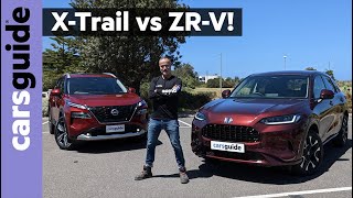 Nissan XTrail ePower vs Honda ZRV eHEV 2024 comparison review Which hybrid family SUV is best [upl. by Yderf]