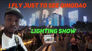 China Qingdao city lighting show that shock the world [upl. by Itoyj]