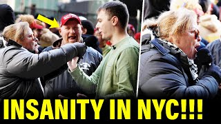 I Debated Trump Supporters in NYC It Got HEATED [upl. by Demetre]