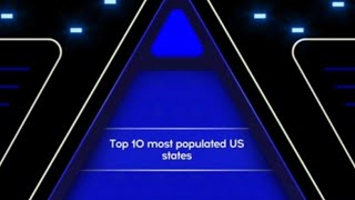 The 10 Most Populated US States  Tenable Game App Final [upl. by Magnolia]