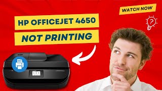 Fix HP Officejet 4650 Not Printing Issue  Printer Tales [upl. by Marilla521]