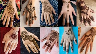 simple mehndi design for girls  mehandi design for girls  mehandi Ka design Sanasallinonechannel [upl. by Ellehcram]