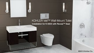 Installation  Veil Toilet with Reveal Seat [upl. by Notnek]