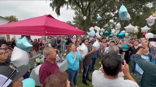 Guitarplaying Beetledriving quotsweet boyquot remembered in vigil after rail crossing crash [upl. by Gombach]