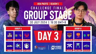 🔴 FIL AP  Snapdragon Mobile Challenge Finals Group Stage  Season 5 Day 3 [upl. by Enilaf]